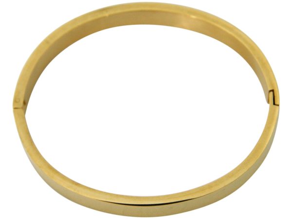 Gemshine - Damen - Armband - Armreif - You make my heart Smile - WISHES - Gold - 8 mm - Image 3