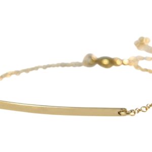 Gemshine - Damen - Armband - Filigran -Minimalistisch - Geometrisch - Design - 925 Silber - Vergoldet