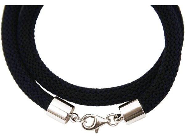 Gemshine - Damen - Armband - Wickelarmband - 925 Silber - Schneeflocke - Schwarz - Image 4
