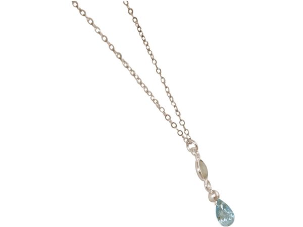 GEMSHINE Halskette mit Aquamarin und Onyx. Anhänger aus 925 Silber oder hochwertig vergoldet an 45 cm Kette. Made in München / Deutschland. Im edlen Schmucketui geliefert. Auch als SET mit Ohrringen. - Image 4
