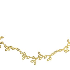GEMSHINE Lotusblumen Blütenast Halskette Choker. 925 Silber oder hochwertig vergoldet. Hand Made in Madrid / Spain. Qualitätsvoller Schmuck im edlen Etui.