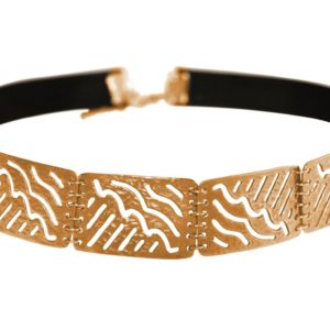 GEMSHINE Damenhalskette Choker in Silber, vergoldet oder rose. Längenverstellbares schwarzes Samtband. Made in München / Germany. Qualitätsvoller Schmuck im edlen Etui.
